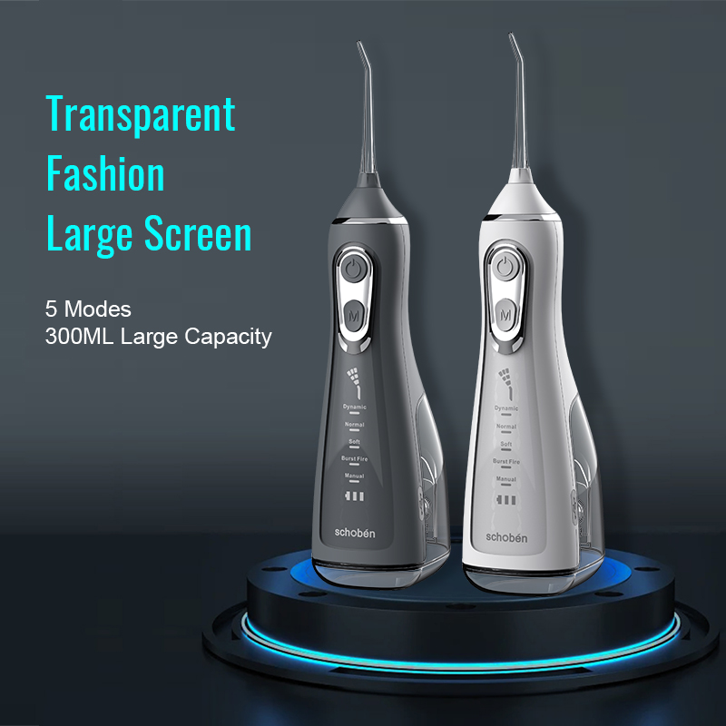 Rechargeable Dental Care Detachable Cleanable Water Tank Cordless Water Flosser for Teeth Gums Braces